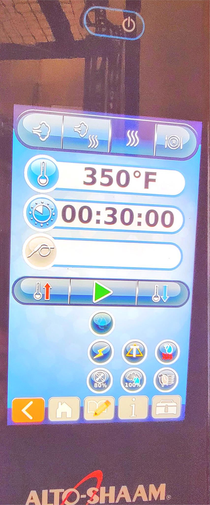 TWO STACK ALTO-SHAAM CTP7-20G COMBI NAT GAS BOILERLESS OVEN WATCH VIDEO