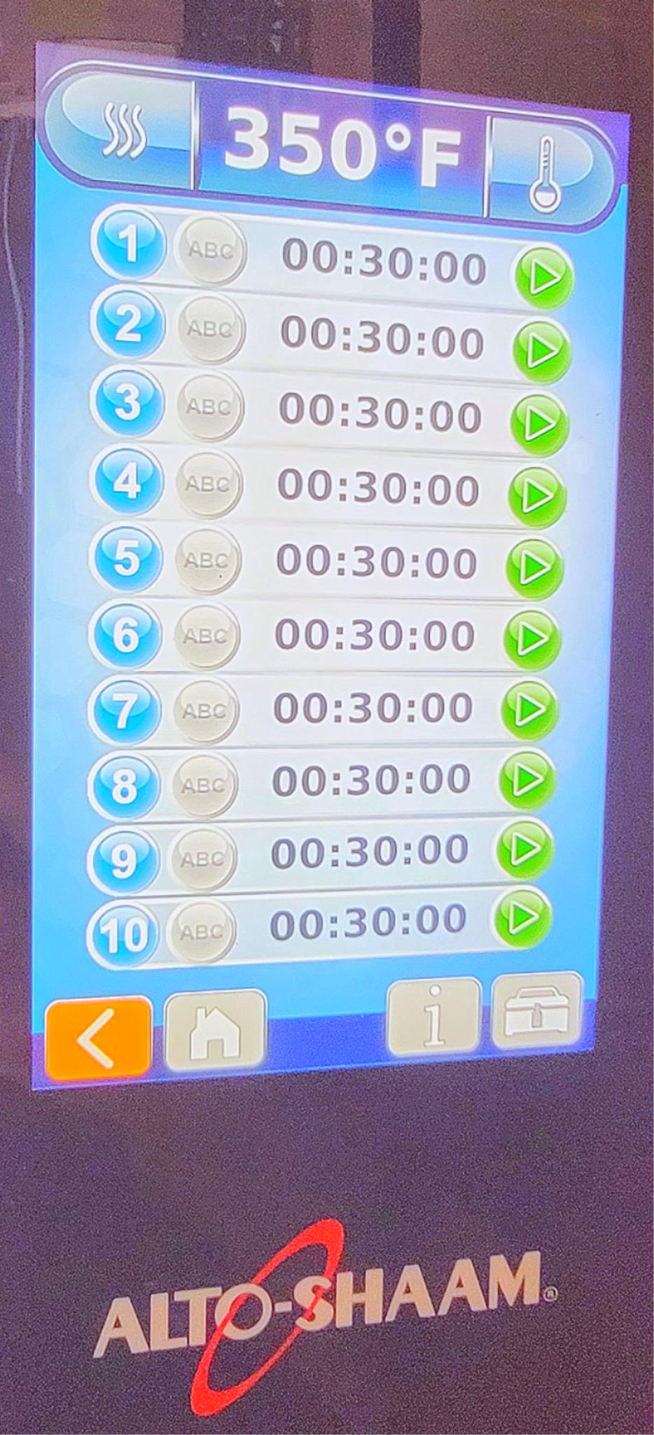 TWO STACK ALTO-SHAAM CTP7-20G COMBI NAT GAS BOILERLESS OVEN WATCH VIDEO