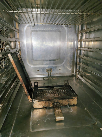 TWO STACK ALTO-SHAAM CTP7-20G COMBI NAT GAS BOILERLESS OVEN WATCH VIDEO