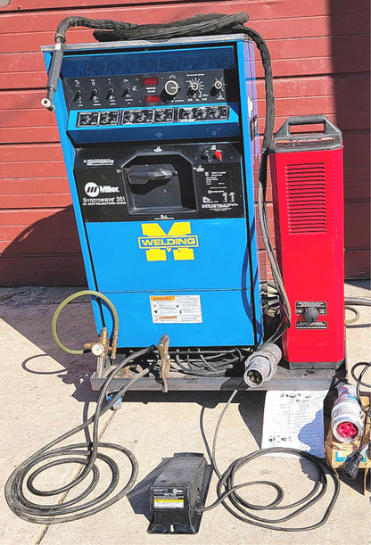 1PHASE MILLER TURNKEY SYNCROWAVE 351 TIG WELD / COOLARC 40 FREE SHIP