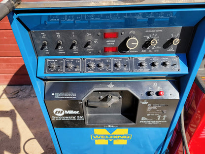1PHASE MILLER TURNKEY SYNCROWAVE 351 TIG WELD / COOLARC 40 FREE SHIP