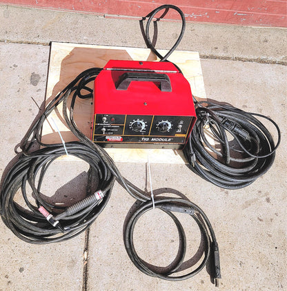 LINCOLN ELECTRIC K930-2 TIG MODULE w CABLES & WELDCRAFT TORCH WARRANTY FREE SHIP