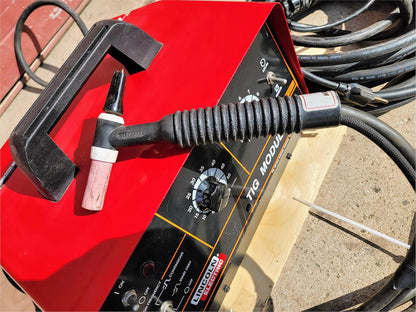 LINCOLN ELECTRIC K930-2 TIG MODULE w CABLES & WELDCRAFT TORCH WARRANTY FREE SHIP