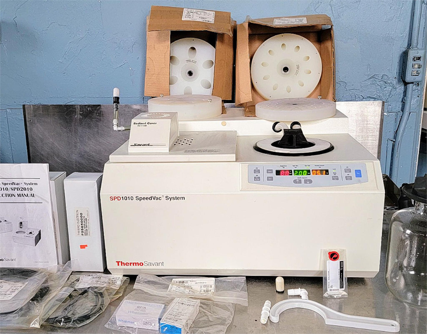 SAVANT INSTRUMENTS SPD1010-115 REFRIG VACUUM CONCENTRATOR MANYEXTRAS WATCH VIDEO