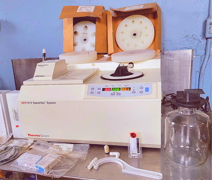 SAVANT INSTRUMENTS SPD1010-115 REFRIG VACUUM CONCENTRATOR MANYEXTRAS WATCH VIDEO