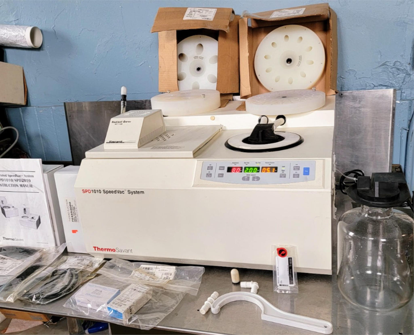 SAVANT INSTRUMENTS SPD1010-115 REFRIG VACUUM CONCENTRATOR MANYEXTRAS WATCH VIDEO