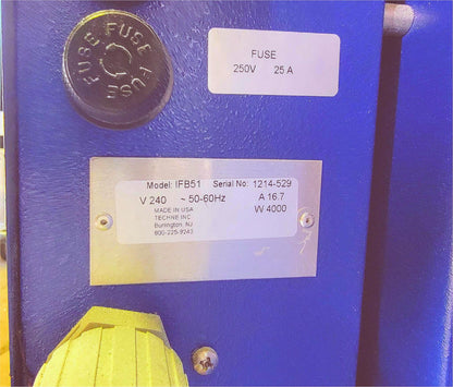 COLE PALMER TECHNE IF851 FLUIDIZED BATH 240V / 1PHASE 120-DAY-WARRANTY FREE SHIP