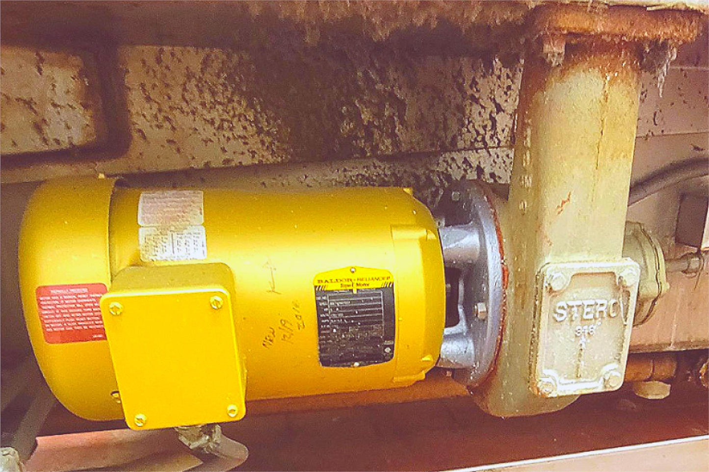 BALDOR RELIANCE 3 HORSE POWER 36E741N015G1 3PHASE MOTOR STERO WASHING FREE SHIP