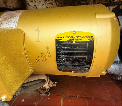 BALDOR RELIANCE 3 HORSE POWER 36E741N015G1 3PHASE MOTOR STERO WASHING FREE SHIP