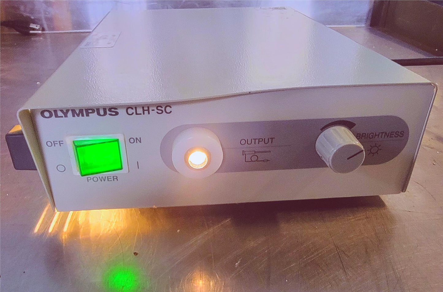 OLYMPUS SLH-SC HALOGEN LIGHT SOURCE with FIBER OPTICAL CABLE PROBE FREESHIP