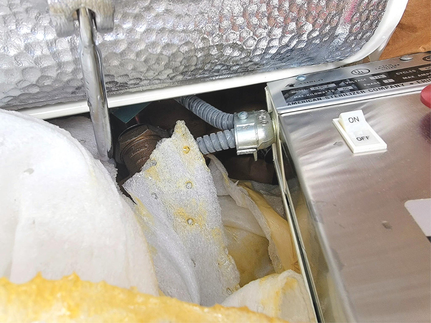 BRAND NEW STERIS VINTAGE AMSCO CYCLO-FLUSH BEDPAN STERILIZER B4825-007 FREE SHIP