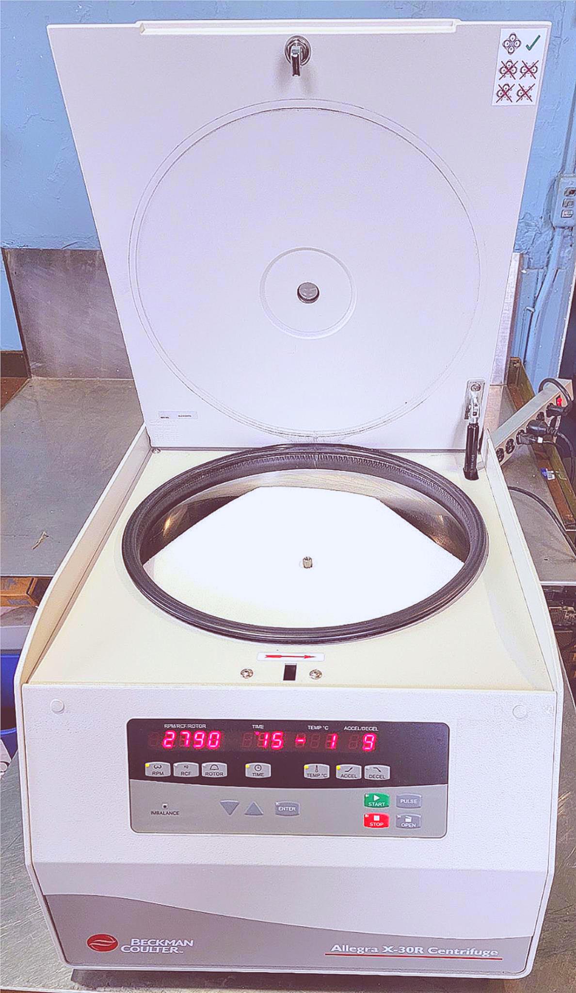 ALLEGRA X-30R REFRIGERATED CENTRIFUGE NOROTOR 90DAYWARRANTY WATCH VIDEO FREESHIP