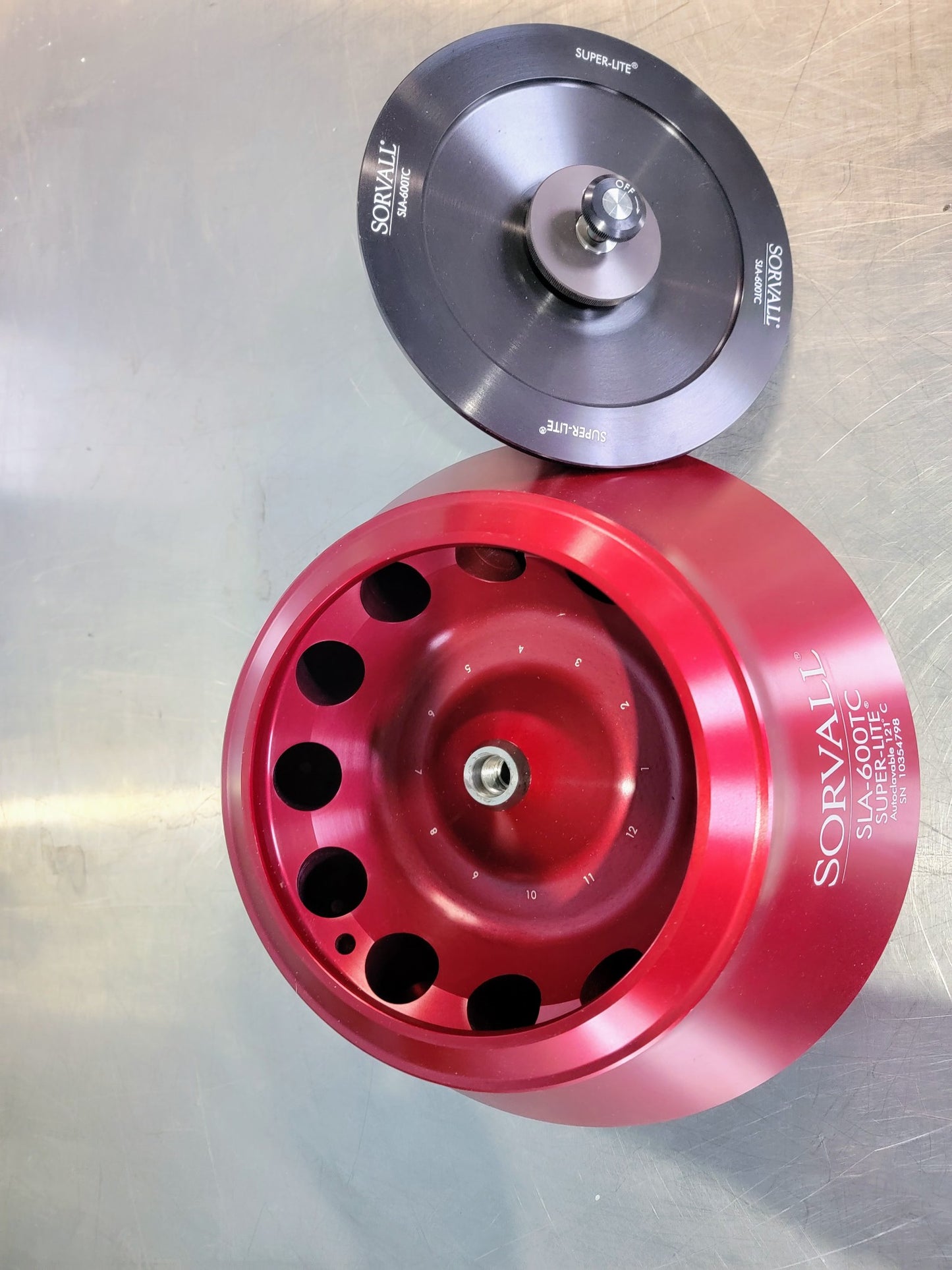 PRISTINE STILL IN THE BOX SORVALL SLA600-TC SUPER-LITE ROTOR CENTRIFUGE WARRANTY