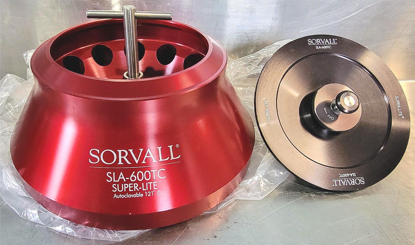 PRISTINE STILL IN THE BOX SORVALL SLA600-TC SUPER-LITE ROTOR CENTRIFUGE WARRANTY