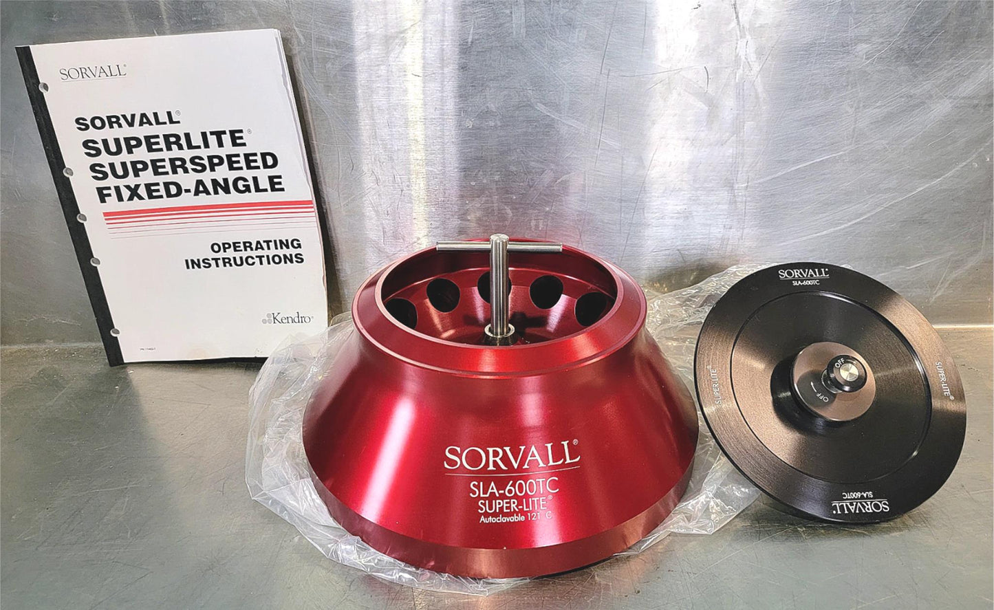 PRISTINE STILL IN THE BOX SORVALL SLA600-TC SUPER-LITE ROTOR CENTRIFUGE WARRANTY