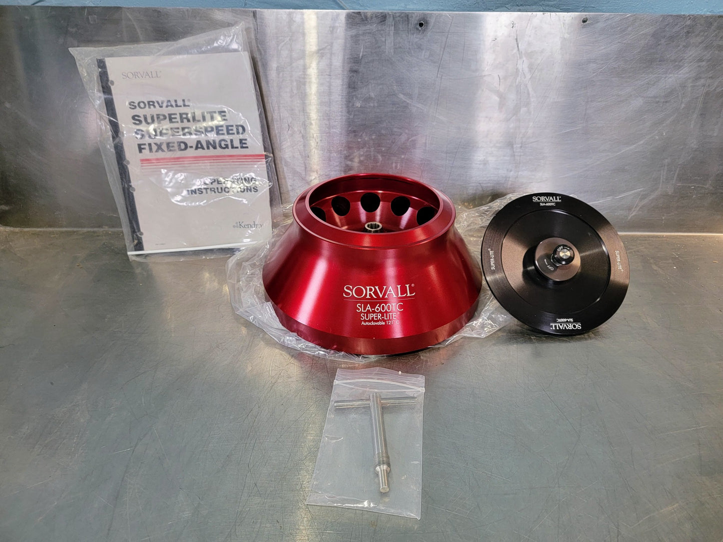 PRISTINE STILL IN THE BOX SORVALL SLA600-TC SUPER-LITE ROTOR CENTRIFUGE WARRANTY