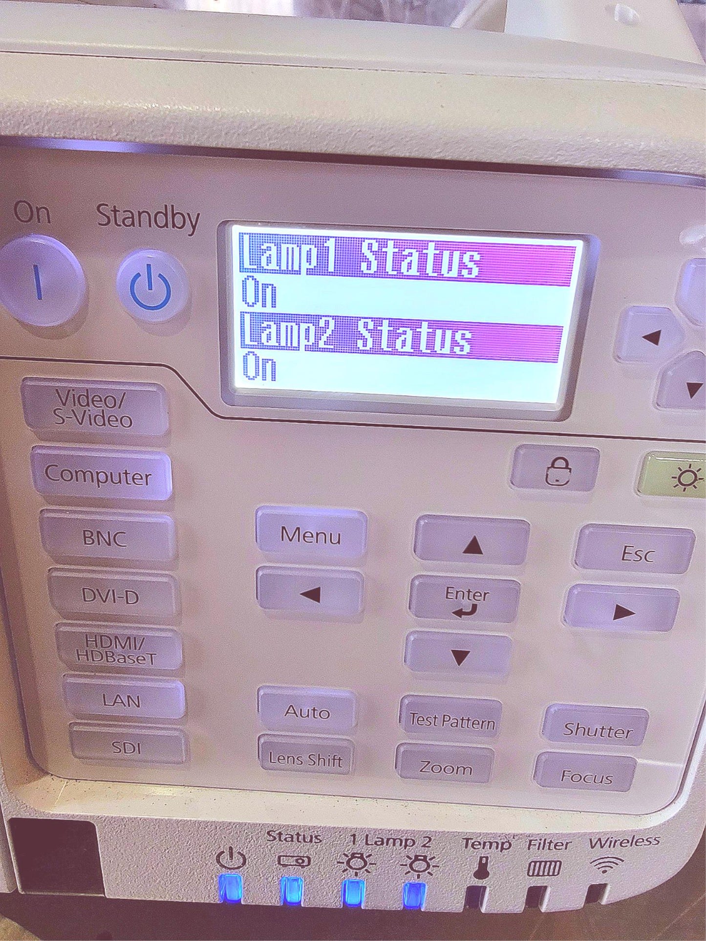 EPSON POWERLITE Pro Z11000WNL WXGA 3LCD LARGE VENUE PROJECTOR w/ REMOTE & NOLENS