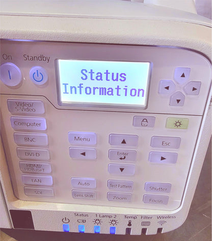 EPSON POWERLITE Pro Z11000WNL WXGA 3LCD LARGE VENUE PROJECTOR w/ REMOTE & NOLENS