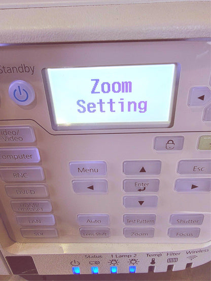 EPSON POWERLITE Pro Z11000WNL WXGA 3LCD LARGE VENUE PROJECTOR w/ REMOTE & NOLENS