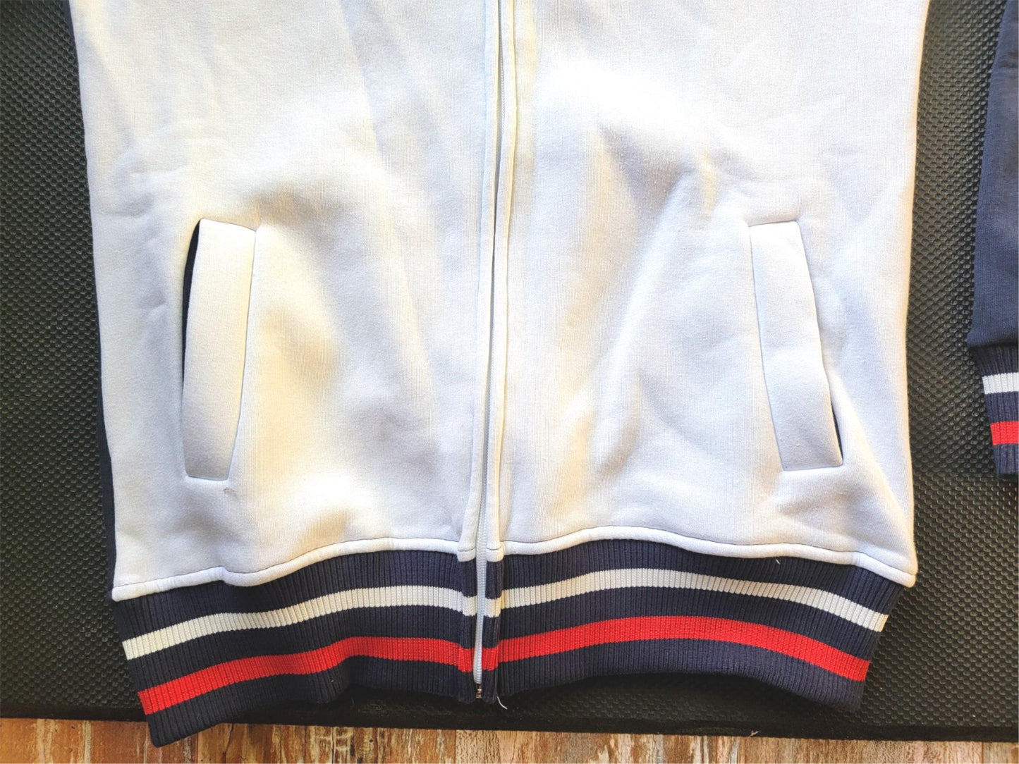 UNISEX PLAISIR COLLECTION FRANCE SOCCER 10 MBAPPE COLLAR HOODIE SWEATER FREESHIP