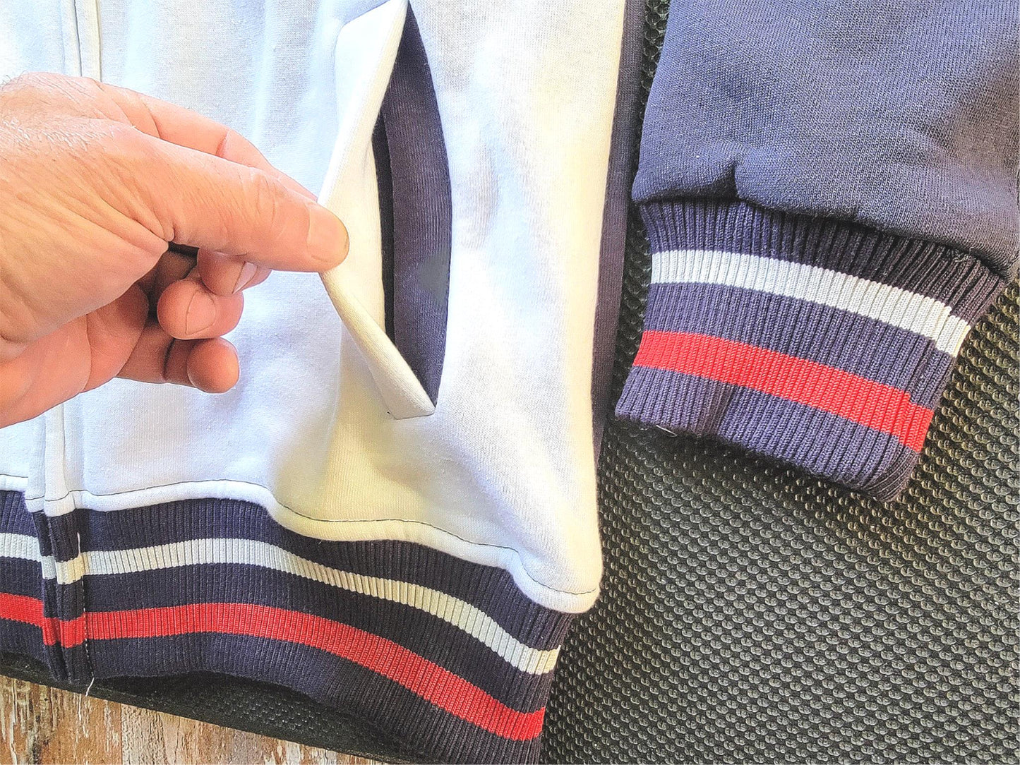 UNISEX PLAISIR COLLECTION FRANCE SOCCER 10 MBAPPE COLLAR HOODIE SWEATER FREESHIP