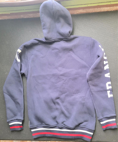 UNISEX PLAISIR COLLECTION FRANCE SOCCER 10 MBAPPE COLLAR HOODIE SWEATER FREESHIP