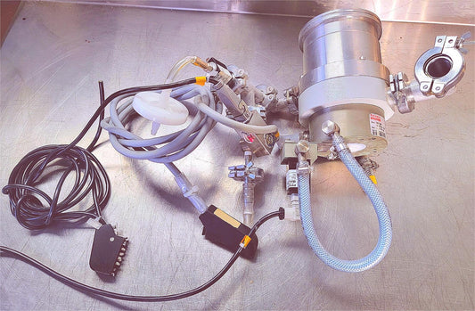 BALZERS PFEIFFER TMH 260 TURBOMOLECULAR VACUUM PUMP TWO CABLES & EXTRAS FREESHIP