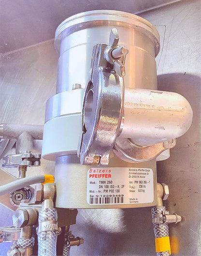 BALZERS PFEIFFER TMH 260 TURBOMOLECULAR VACUUM PUMP TWO CABLES & EXTRAS FREESHIP