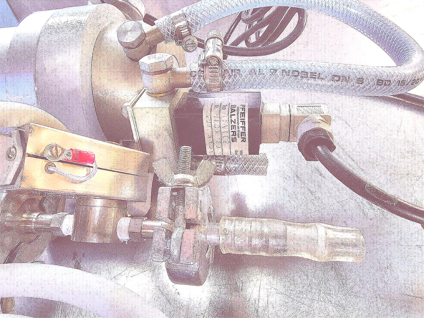 BALZERS PFEIFFER TMH 260 TURBOMOLECULAR VACUUM PUMP TWO CABLES & EXTRAS FREESHIP