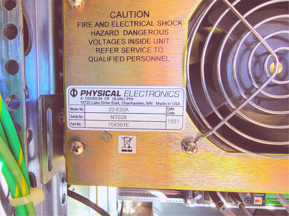 Teste"ULVAC PHYSICAL ELECTRONICS Phi680 ATOM SPECTROMETER AES AUGER NANOPROBE"