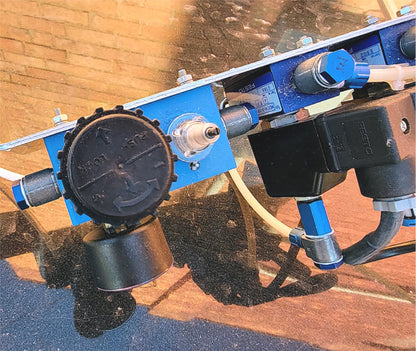 SET 2 FESTO MSW-220 SOLENOID COILS & 2 FRC-1/5-S-8 PRESSURE REGULATORS FREESHIP