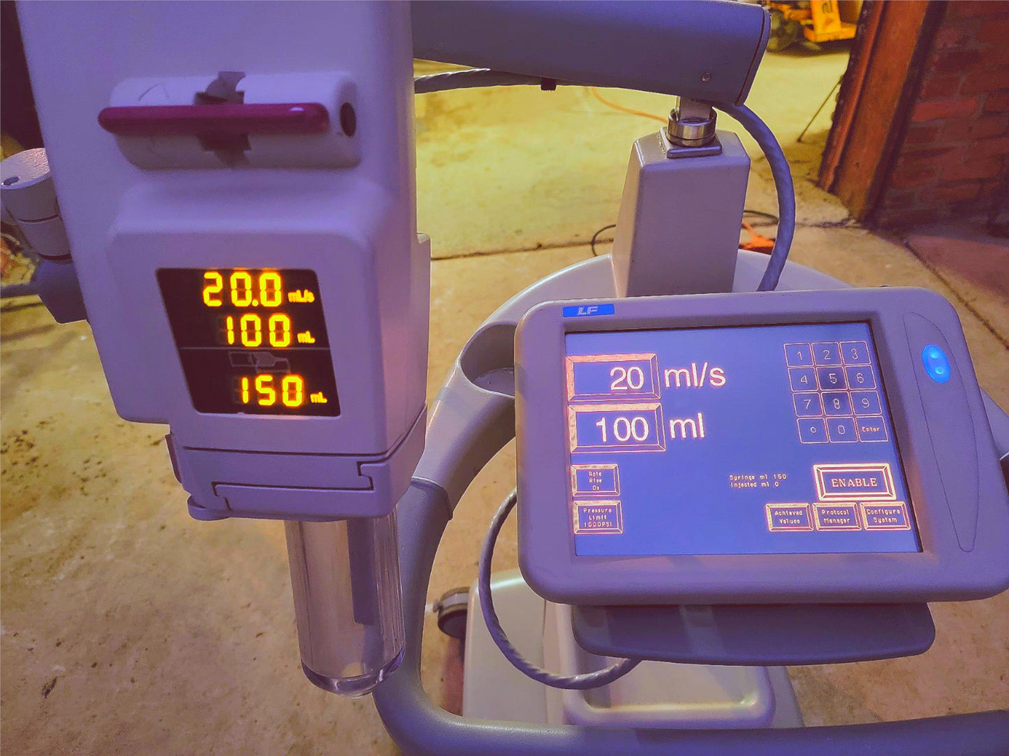 LIEBEL-FLARSHEIM ANGIOMAT ILLUMENA INJECTOR 90-DAY-WARRANTY WATCH VIDEO FREESHIP