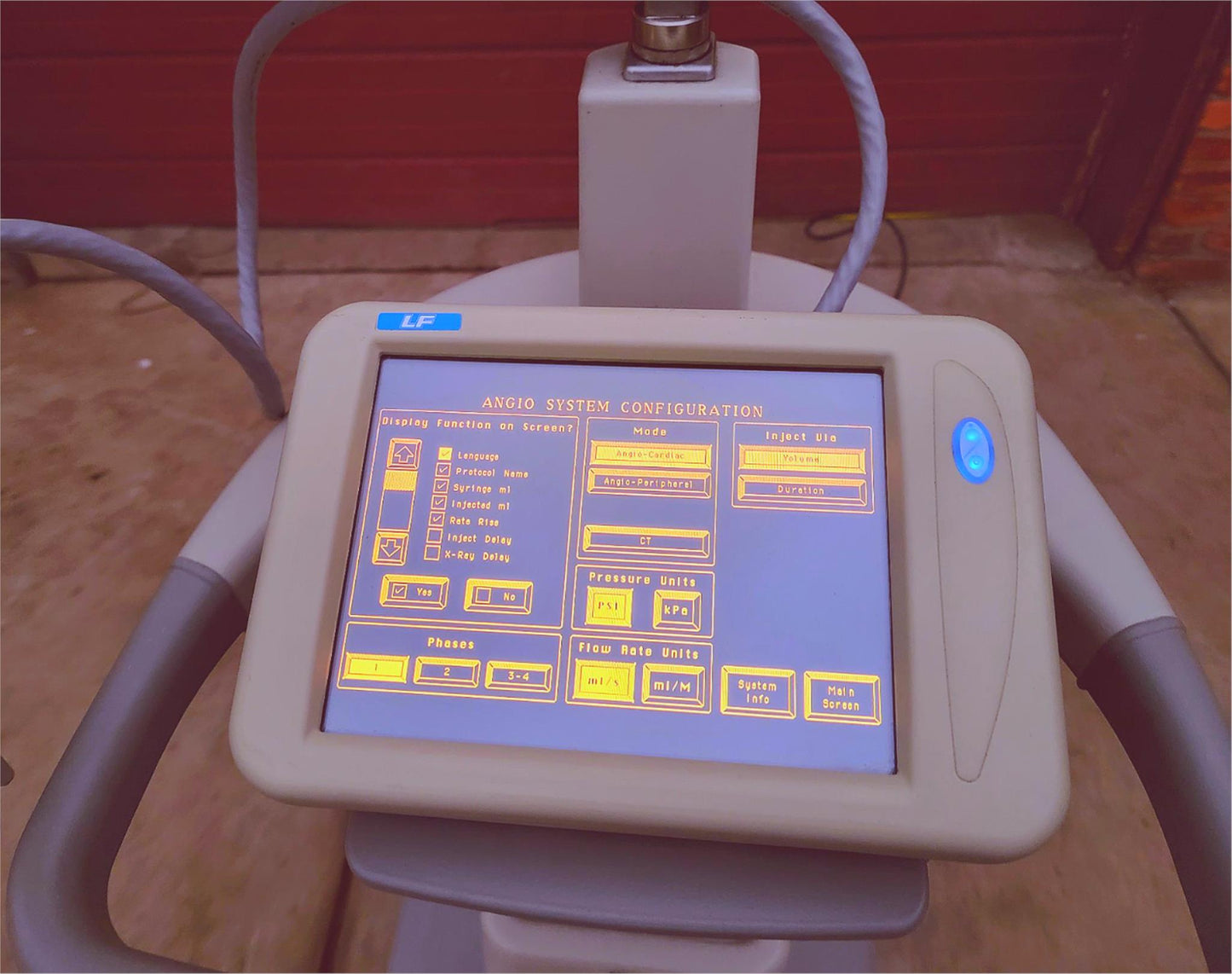 LIEBEL-FLARSHEIM ANGIOMAT ILLUMENA INJECTOR 90-DAY-WARRANTY WATCH VIDEO FREESHIP