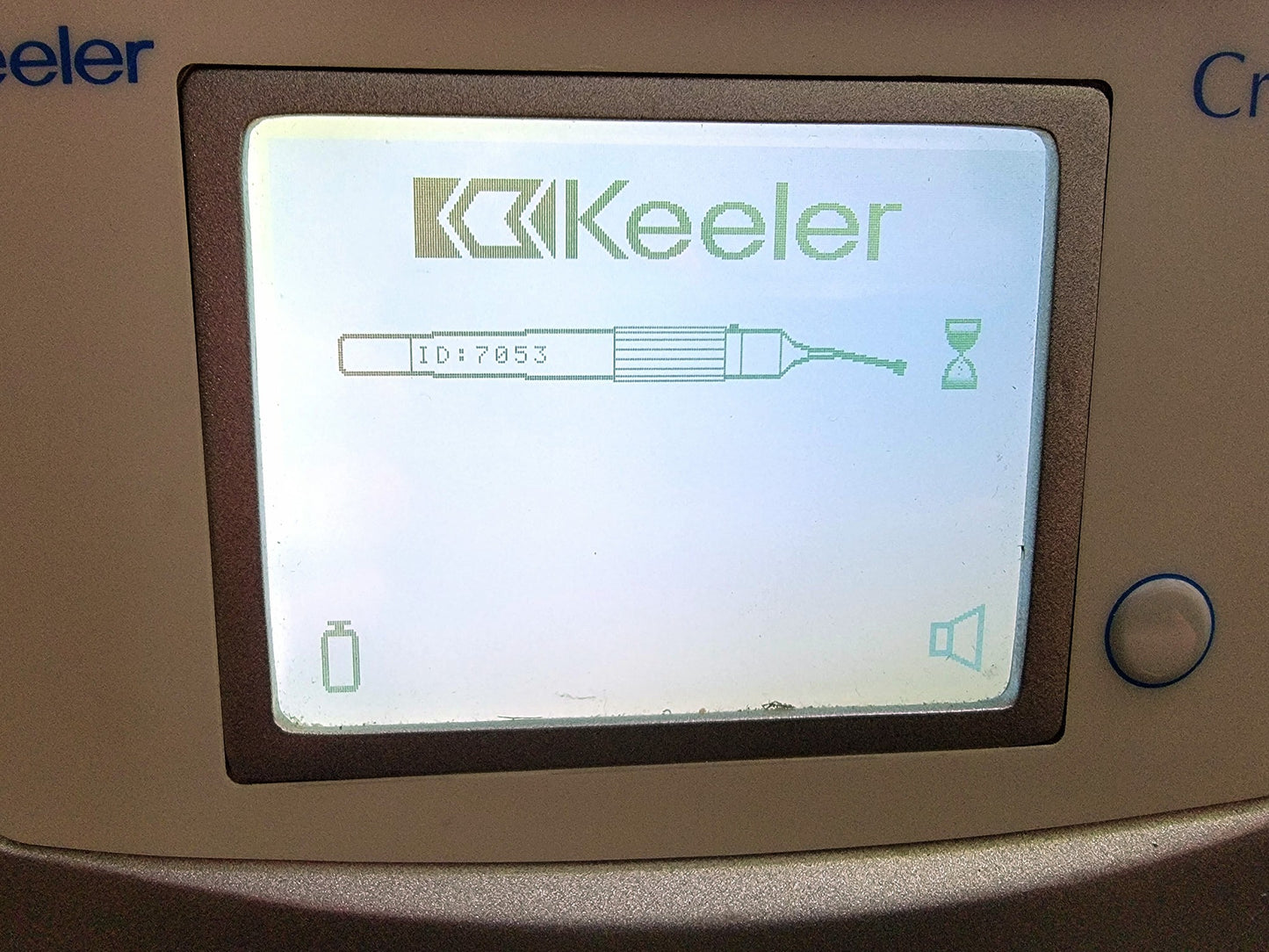 KEELER 2509-P-1000 CRYOMATIC CRYOSURGICAL PROBE REMOTE & CART WARRANTY FREE SHIP