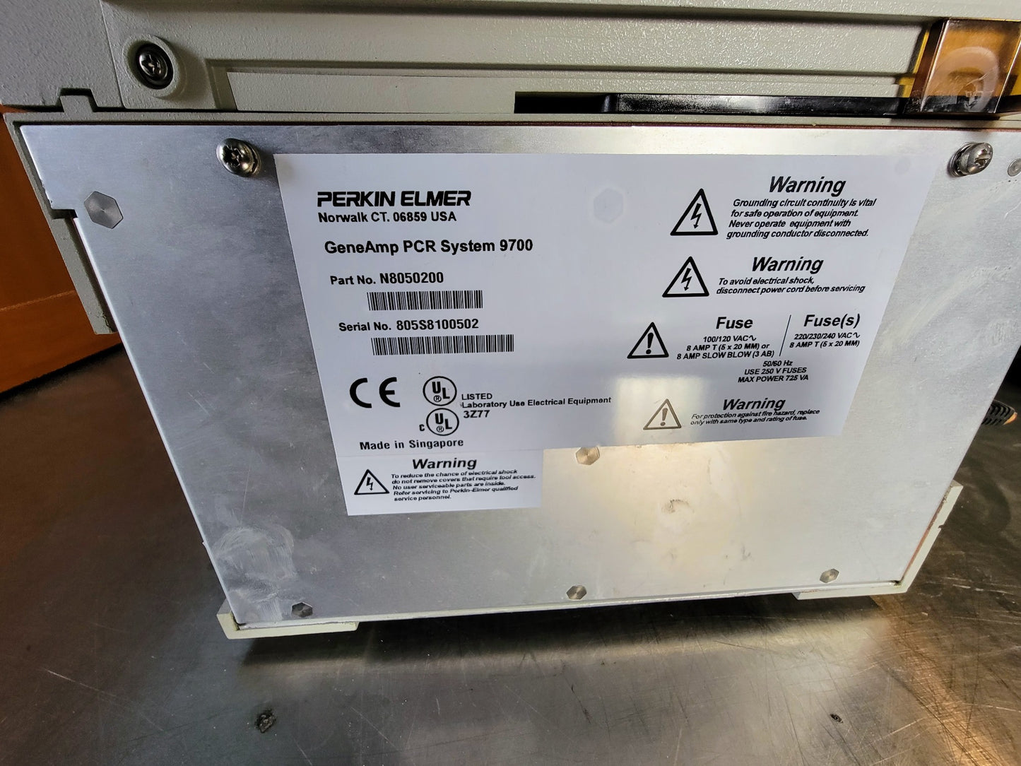 GeneAmp PCR System 9700 96Well Thermal Cycler 90DAYWARRANTY WATCH VIDEO FREESHIP