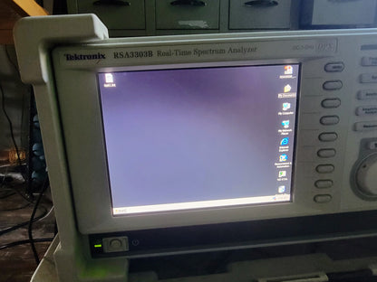TEKTRONIX RSA3303B REAL TIME SPECTRUM ANALYZER DC to 3GHz WARRANTY WATCH VIDEO