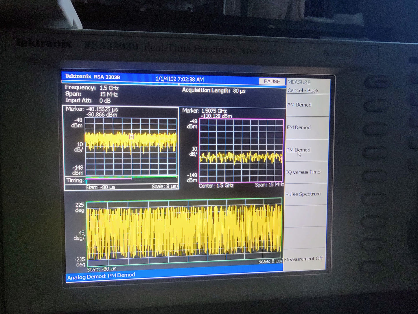 TEKTRONIX RSA3303B REAL TIME SPECTRUM ANALYZER DC to 3GHz WARRANTY WATCH VIDEO