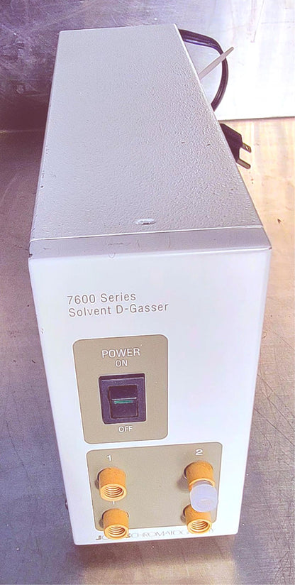 JONES CHROMATOGRAPHY 7600 SERIES SOLVENT D-GASSER 90-DAY-WARRANTY FREE SHIP