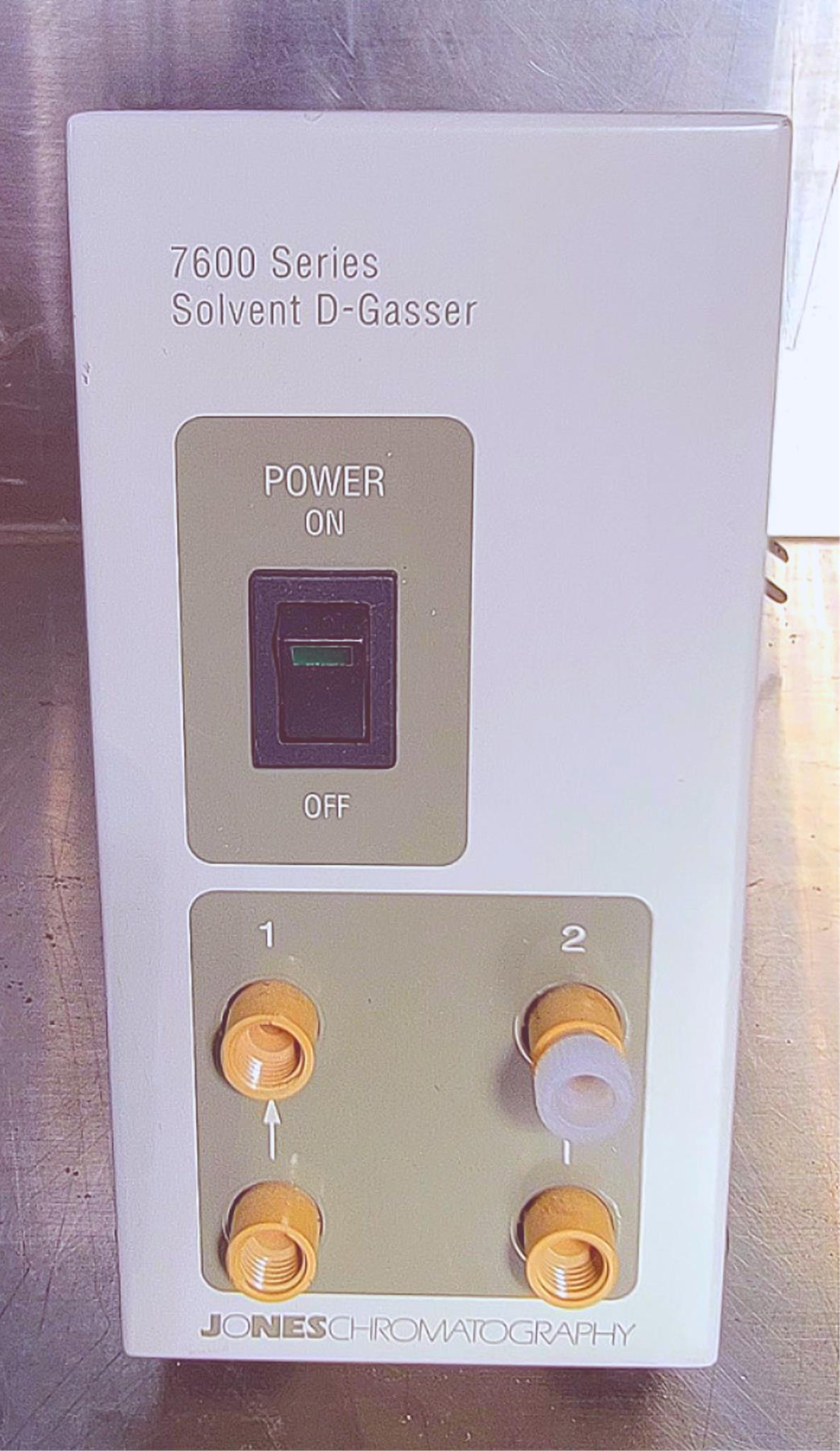 JONES CHROMATOGRAPHY 7600 SERIES SOLVENT D-GASSER 90-DAY-WARRANTY FREE SHIP