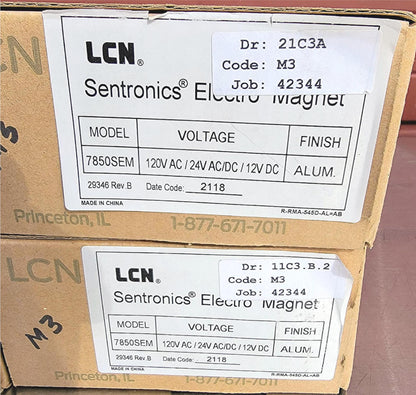 BRAND-NEW LCN SENTRONICS 7850 SEM WALLMOUNT ELECTROMAGNETIC DOOR HOLDER FREESHIP