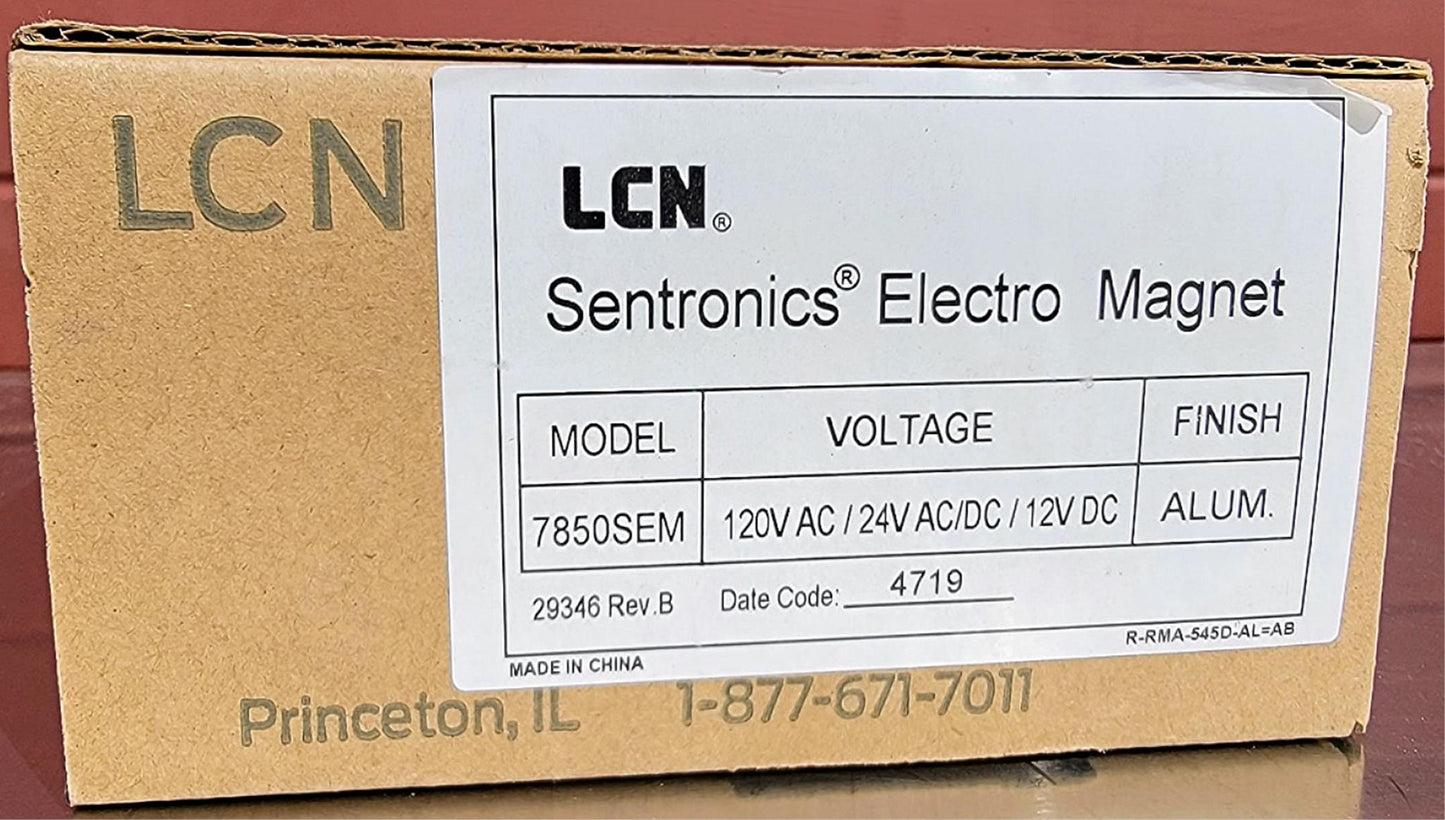 BRAND-NEW LCN SENTRONICS 7850 SEM WALLMOUNT ELECTROMAGNETIC DOOR HOLDER FREESHIP