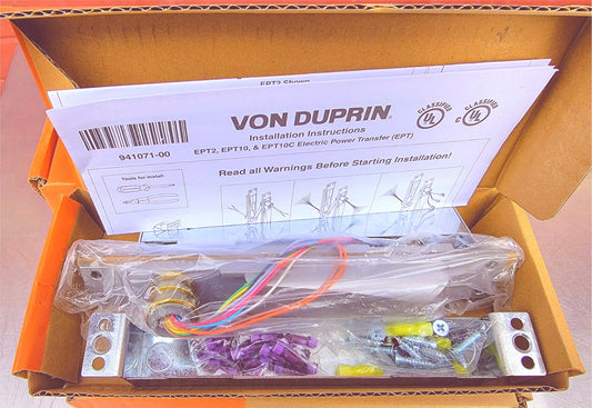 VON DUPRIN ALLEGION EPT-10 POWER TRANSFER UNIT 90-DAY-WARRANTY FREE SHIP