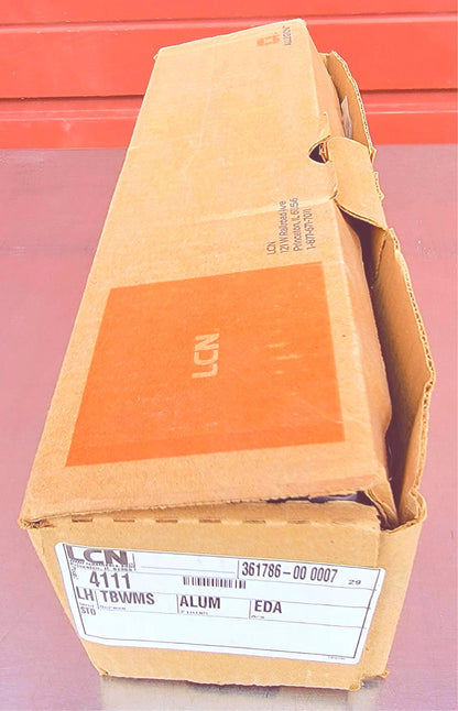 LCN 4111 361786 LEFT HANDED PARALLEL ARM PUSHSIDE HEAVYDUTY DOOR CLOSER WARRANTY