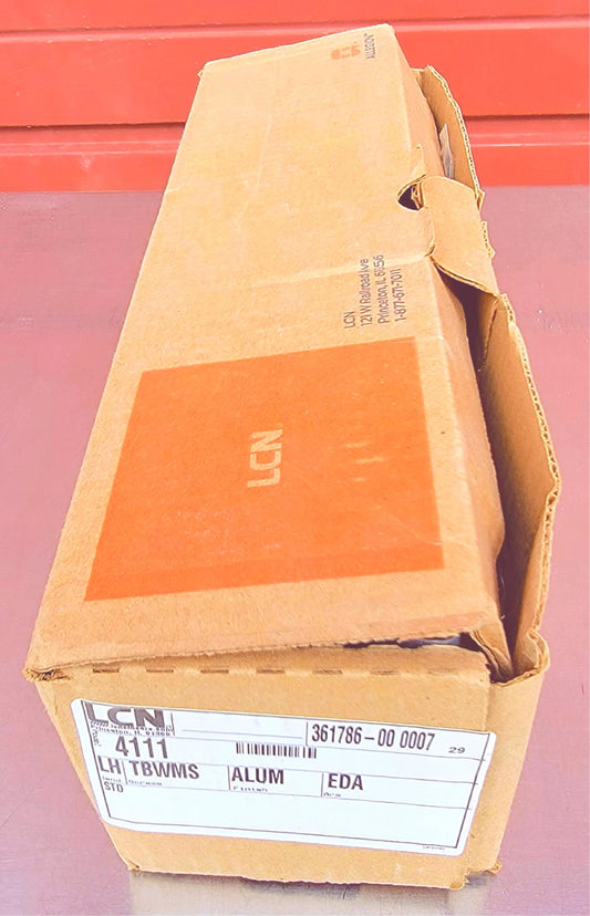 LCN 4111 361786 LEFT HANDED PARALLEL ARM PUSHSIDE HEAVYDUTY DOOR CLOSER WARRANTY