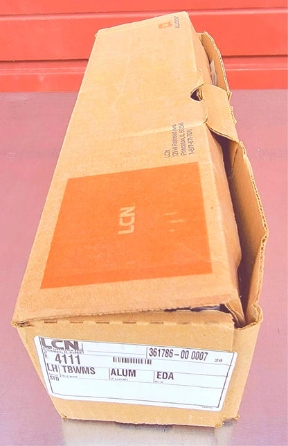 LCN 4111 361785 LEFT HANDED PARALLEL ARM PUSHSIDE HEAVYDUTY DOOR CLOSER WARRANTY