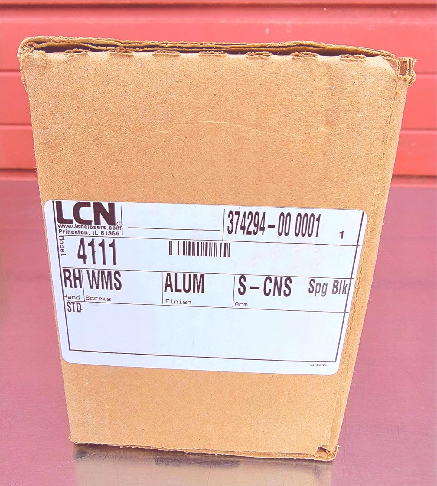 LCN 4111 374294 RIGHTHANDED PARALLEL ARM PUSHSIDE HEAVYDUTY DOOR CLOSER WARRANTY