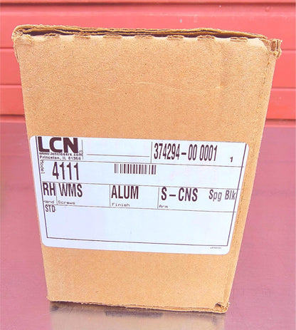 LCN 4111 374294 RIGHTHANDED PARALLEL ARM PUSHSIDE HEAVYDUTY DOOR CLOSER WARRANTY