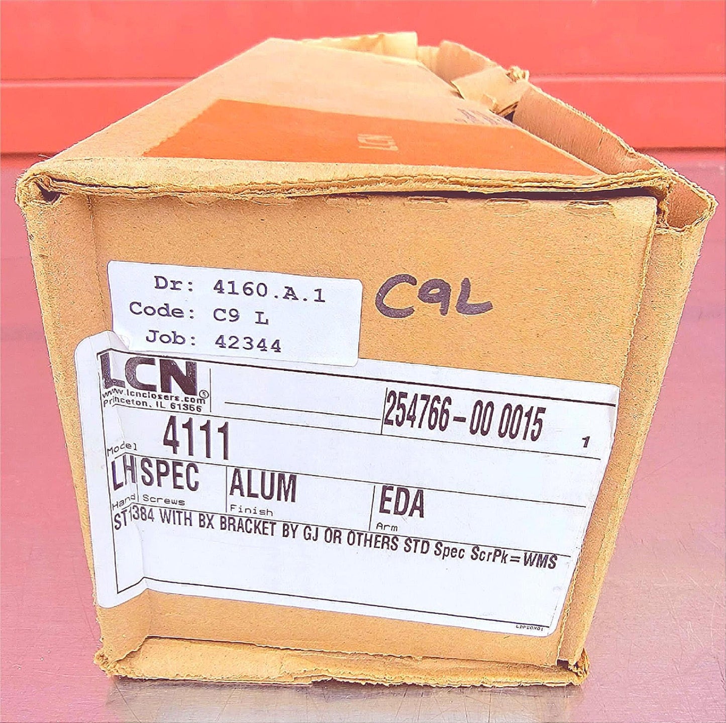 LCN 4111 254766 LEFT HANDED PARALLEL ARM PUSHSIDE HEAVYDUTY DOOR CLOSER WARRANTY