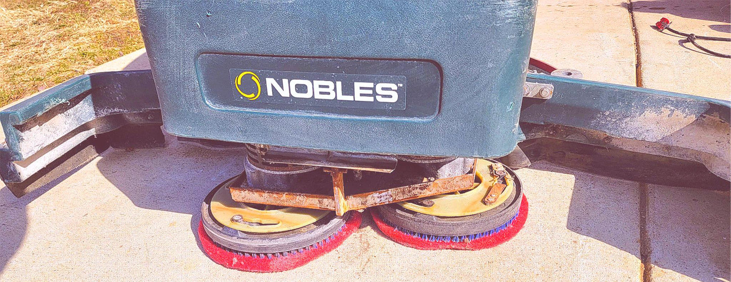 NOBLES SPEED SCRUB 2601 FLOOR SWEEPER SCRUBBER 90DAYWARRANTY WATCHVIDEO FREESHIP