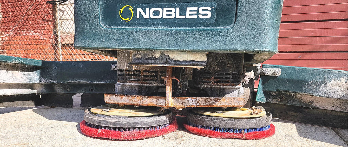 NOBLES SPEED SCRUB 2601 FLOOR SWEEPER SCRUBBER 90DAYWARRANTY WATCHVIDEO FREESHIP